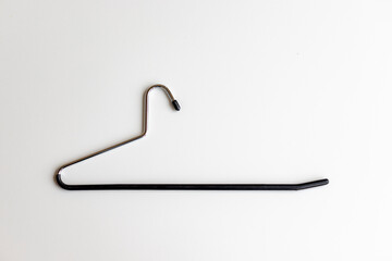 L shape hanger for pants, trousers and jeans on a white background