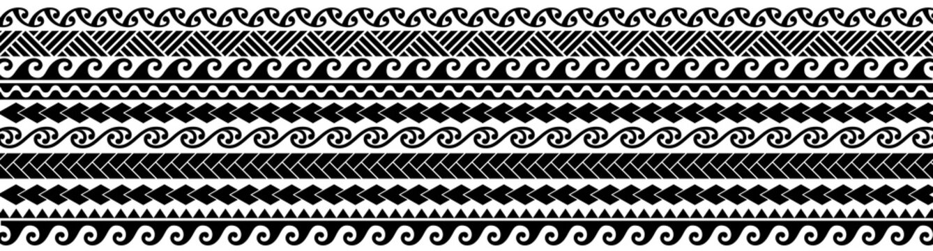 maori geometric pattern tattoo design texture dark line 마오리 문양 타투 도안