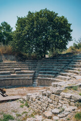 Photo of the ruins of the city of Troy in Turkey