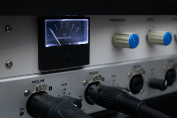 Audio Compressor Gauge.