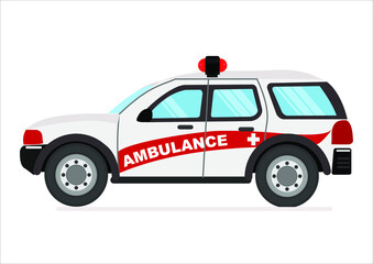 ambulance car vector