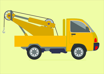 vector illustration of a car to support work