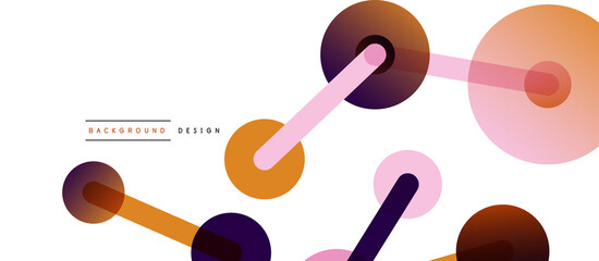 Network concept abstract background. Dots connection. Big data idea. Business template for wallpaper, banner, background or landing