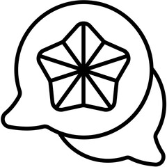 feedback outline icon