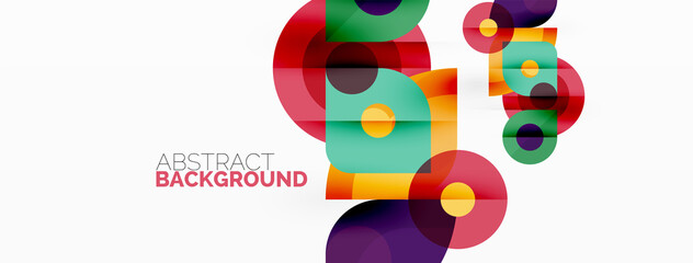 Colorful geometric pattern, minimal abstract background for wallpaper, banner, presentation