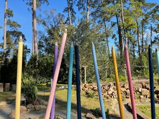 Fototapeta premium children playground in the park