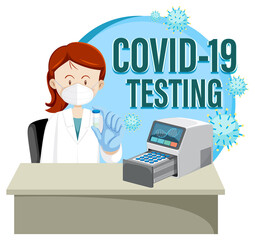 Covid 19 testing with PCR machine