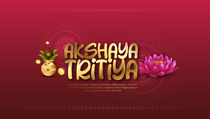 Akshaya Tritiya With A Golden Kalash Fill Up With Gold Coins, Gold Jewellery Abstract Background