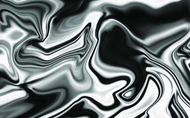 Abstract black liquid fluid texture marble background premium vector