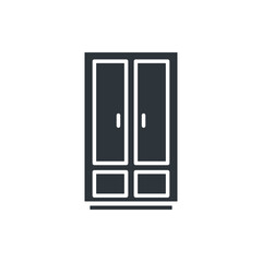 cupboard wardrobe for website graphic resource, presentation, symbol