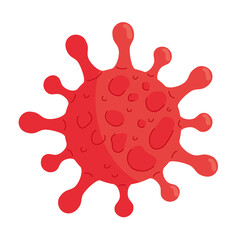 covid19 red particle