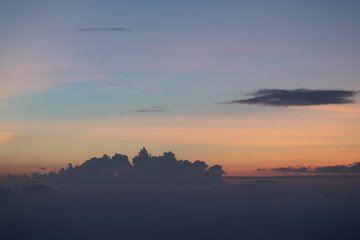 Beautiful colorful sky. Sky background