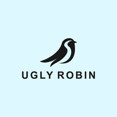 robin bird logo or bird icon