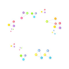 Social media marketing icons internet tags target