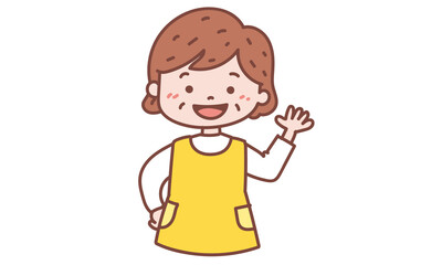 年配の保育士さん