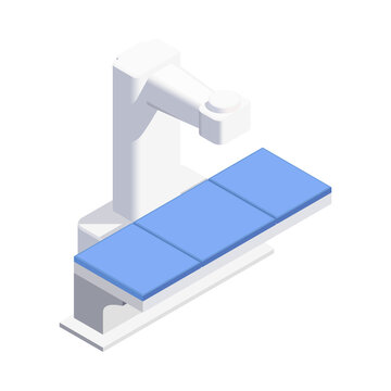 Surgical Bed Isometric Composition
