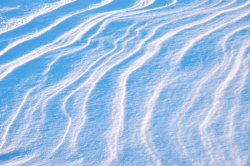 beautiful background of snow patterns