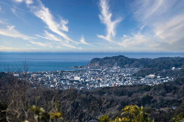 Obraz premium 鎌倉の天園ハイキングコースの光景