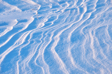 beautiful background of snow patterns