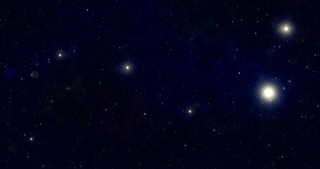 Abstract dark constellation in deep space. Art cosmic design