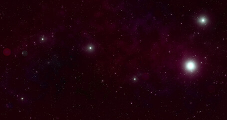 Dark constellation in deep space. Art cosmic design