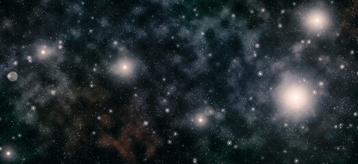 Constellation in space. Nebula background for art design