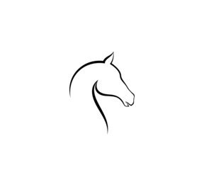 horse head silhouette
