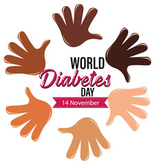 Poster design for world diabetes day