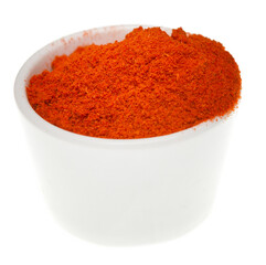 Paprika on white