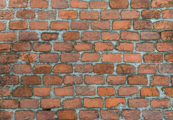 beautiful red brick wall