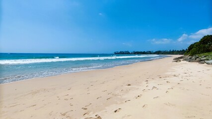 Fototapeta na wymiar Mawella Beach Sri Lanka