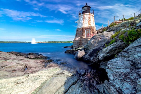 castle hill lighthouse in newport rhode island