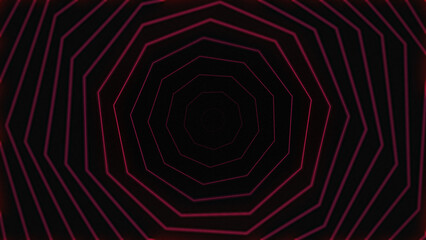 Dark red hexagon beautiful Visual Loops background concept