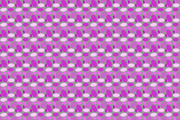 Seamless wallpaper with oval or oval pattern in pastel purple tones on gray background, idea for fashion fabric pattern and textile and print product pattern.
