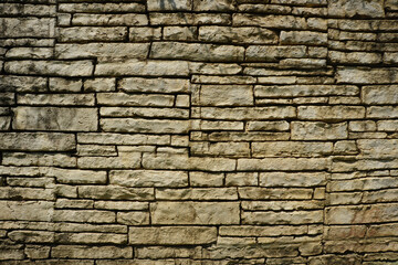 The texture of the old brick wall background.