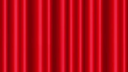 赤色のカーテン幕の背景（ワイドサイズ）