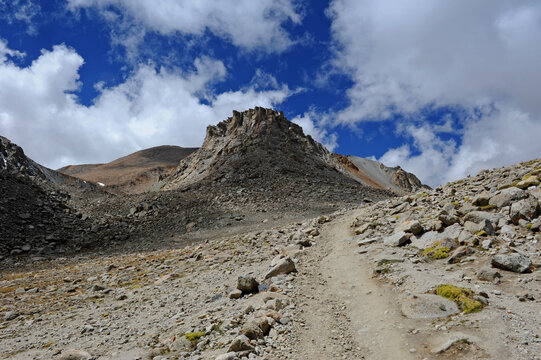 Tibet Kangrinboqe geological parks with Gangdis Mountains