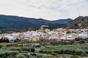 Fototapeta na wymiar Purchena located in Sierra de Los Filabres in Almeria Province, Andalusia, Spain