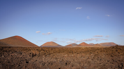 Chaîne de volcans Lanzarote 