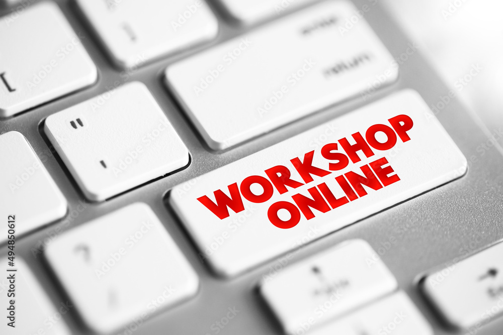 Poster workshop online - collaborative discussion where you and your participants will dive into a specific