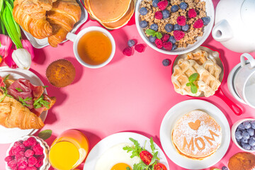 Mothers day Brunch background