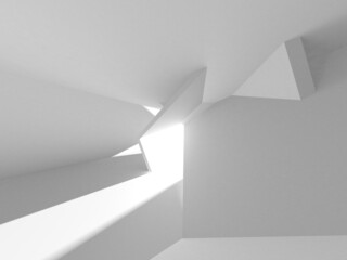 White Modern Background. Abstract Building Concept