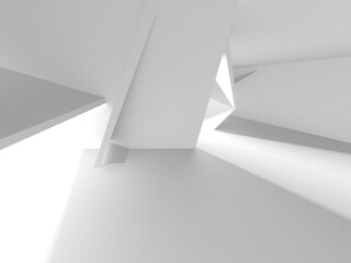 White Modern Background. Abstract Building Concept
