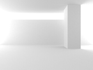White Modern Background. Abstract Building Concept