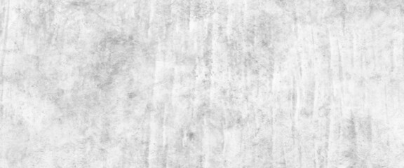 Concrete wall white color for background. Old grunge textures with scratches and cracks. White painted cement wall, modern grey paint limestone texture background in white light seam home wall paper.