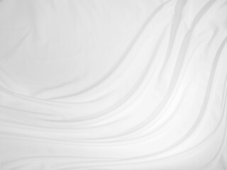 Fototapeta na wymiar Curtain white wave. abstract backround on isolated.