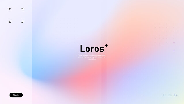Modern bright background with blurred colorful gradient shapes. Contemporary art wallpaper