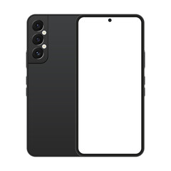 Phone realistic front and back design