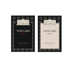 WINE LABEL ITALIAN DRINKS, DECORATIVE STICKER FOR SPARKLING WINE 