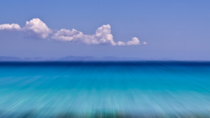 The Hills of Ibiza with clouds